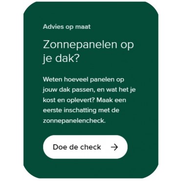 Zonnepanelen check